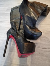 Extrem Plateau Stiefel aus Echtleder Overknee gern getragen Gr. 38 Sammler