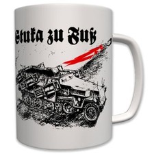Stuka zu Fuß Schützenpanzerwagen SdKfz 251 Werfer Nebel Rakete - Tasse #7528
