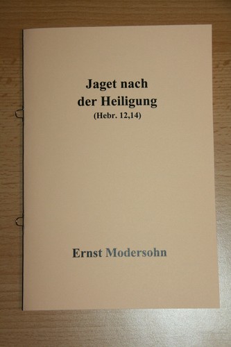 Jaget nach der heiligung - jaget, |