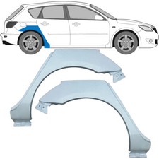 Für Mazda 3 BK 2003-2009 5 Tür Hatchback Radlauf reparatur blech Kotflügel Paar