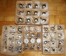 Christbaumkugeln Baumbehang Christbaumschmuck Lauscha Glas DDR 46 Stück /P10.9/4