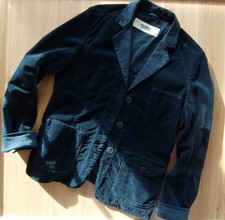 Closed Samtblazer Samtjacke Dunkelblau  Stretch Größe L