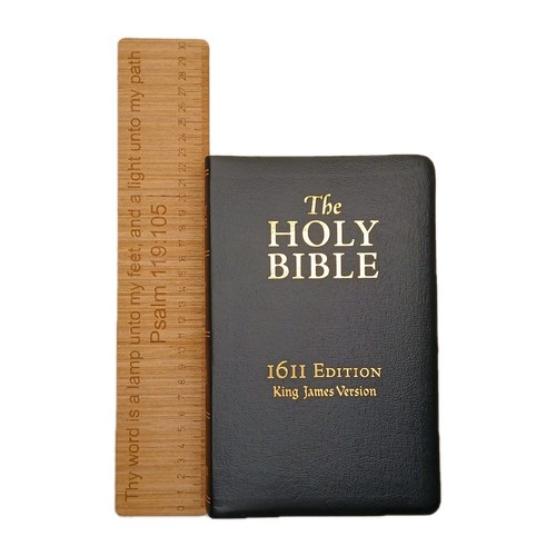 Kjv 1611 bible black - bible, genuine