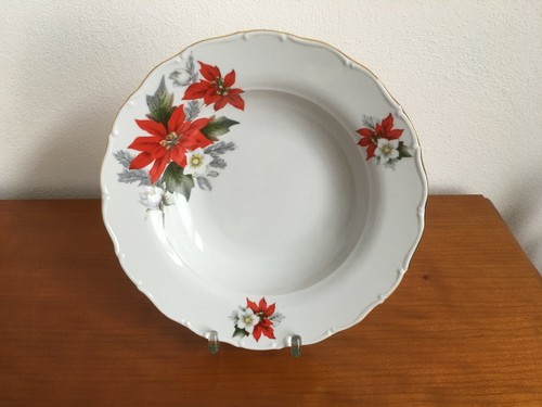 Weihnachtsstern speiseteller - weihnachtsstern,