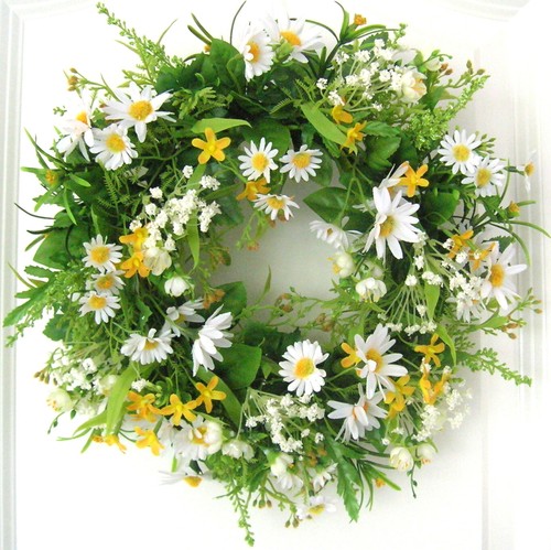 Türkranz frühling margeriten - frühling,