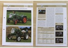 GÜLDNER Traktor Schlepper AZK / ADN / AFS 1953 Weltbild