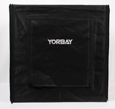 Yorbay Lichtbox Lichtwürfel Lichtzelt Set LED 3 PVC Hintergrundfolien 60x60x60