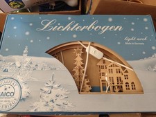 Schwibbogen Lichterbogen Leuchter Echtholz