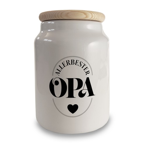 Allerbester opa herz - herz, keksdose