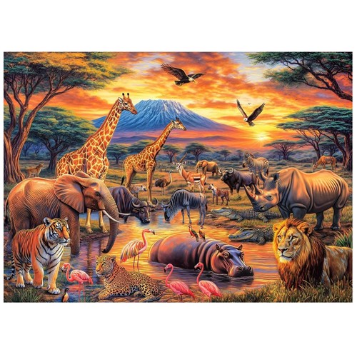 Puzzle 1000 teile - teile, afrikanische