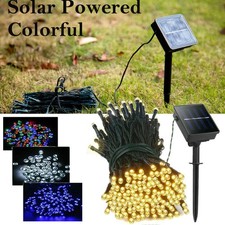 Solar Lichterkette Beleuchtung Kette 100 | 200 | 300 LED Party Garten Außen Deko