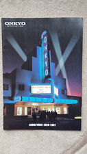 Onkyo Audio / Video Products Katalog 2000-2001