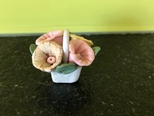 Setzkasten Miniatur Blumenkorb bunt ca. 3cm