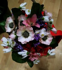 Kunstblumen, Sträusse, Stiele