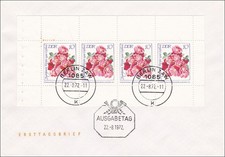 DDR: 1972: FDC Berlin - Blumen