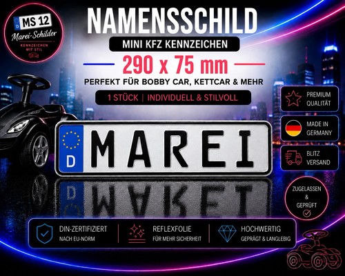 Mini kfz kennzeichen - mini,