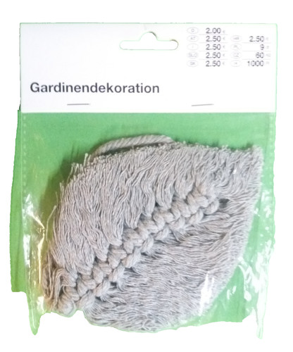 Gardinendekoration makramee - gardinendekoration,