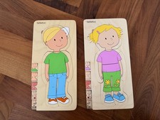 Beleduc Körper-Puzzle-Set Mädchen & Junge, vollständig, sehr gut erhalten