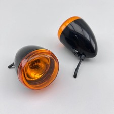 Harley Davidson Touring Softail Dyna Sportster Blinker vorne schwarz