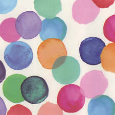 Wachstuchtischdecke "Julia" bunte Punkte  1,4m Breite  Länge wählbar