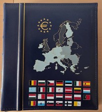 Münzalbum EURO OPTIMA  mit Schutzhülle der Firma Leuchtturm