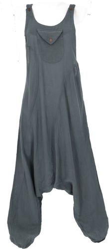 Natürliche boho latzhose - natürliche,