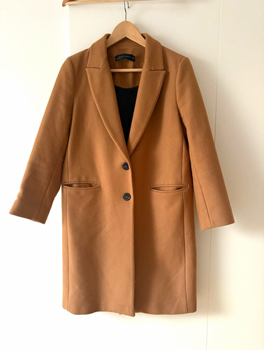 Zara woman damen wollmantel - zara,