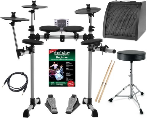 Drum set mit verstärker - mit,