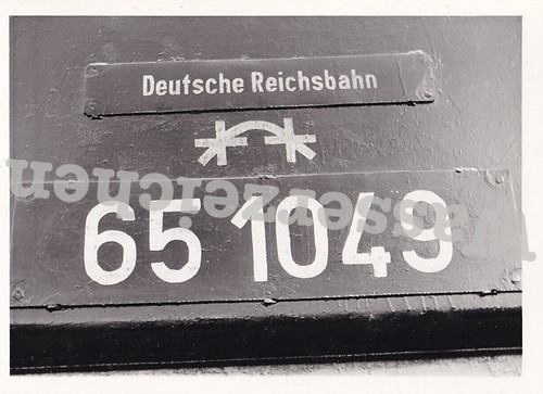 Lokschild von 1049 - von, dr