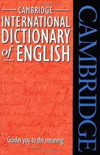 Cambridge International Dictionary of English