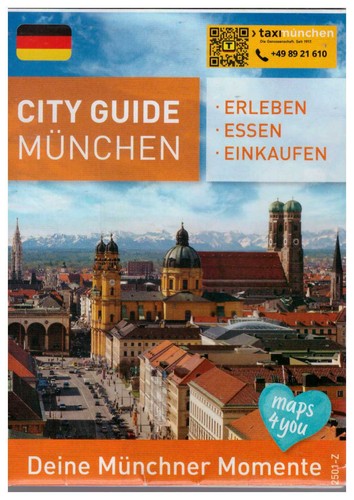 Stadtplan city guide - guide, münchen