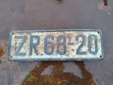 Oldtimer Nummernschild Vorkrieg 42 x 14cm