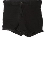 H&M DIVIDED Jeansshorts Damen Kurze Hose Gr. DE 38 schwarz Casual-Look