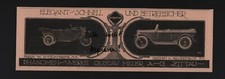 ZITTAU, Werbung 1918, Gustav Hiller AG Phänomen-Werke Kfz Automobil