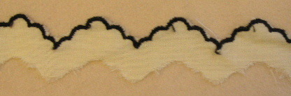 Batist spitze gelb mit - 9,