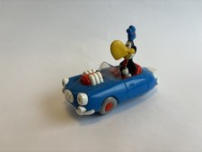 McDonald’s Woody Woodpecker 1999 Figur im blauen Cabrio Vintage Toy