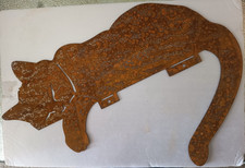 Gartenstecker Rostfigur