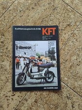 KFT Kraftfahrzeugtechnik 8/1986 Test Simson SR 50 B4,Jawa Enduro,Ford Orion