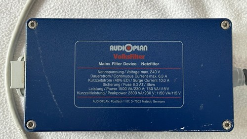 Audioplan volksfilter high end - high,