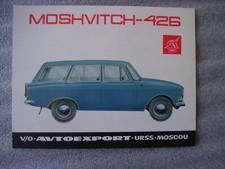 Moskvitch (Moskwitsch, Moskvich) 426 Prospekt / Brochure, Belgien