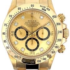 HAU Rolex Daytona Zenith El Primero Vollgold , Diamantziffernblatt top Zustand