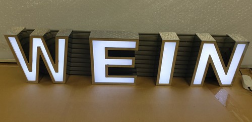 Wein schild led buchstaben - schild,