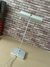 Massive Tischleuchte Silber