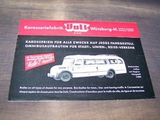 TOPRARITÄT Schöner Prospekt Voll Karosseriefabrik Magirus Opel von 1953 !!!