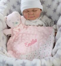 ❤️  BotoBaby®  Schmusetuch bestickt mit Namen ❤️ Schnuffeltuch ❤️ Kuscheltuch ❤️