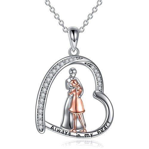 Mutter tochter kette silber - mutter,