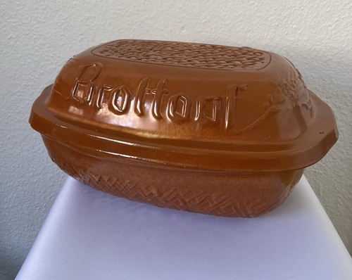 Brottopf keramik mit deckel - brottopf,