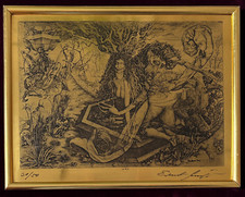 Ernst Fuchs,  die Versuchung