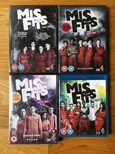 MisFits - Staffel 1 bis 4 (DVDs & 1 Blu-ray)