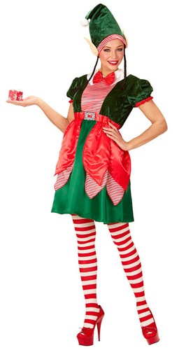 Weihnachtself kostüm damen - kostüm,